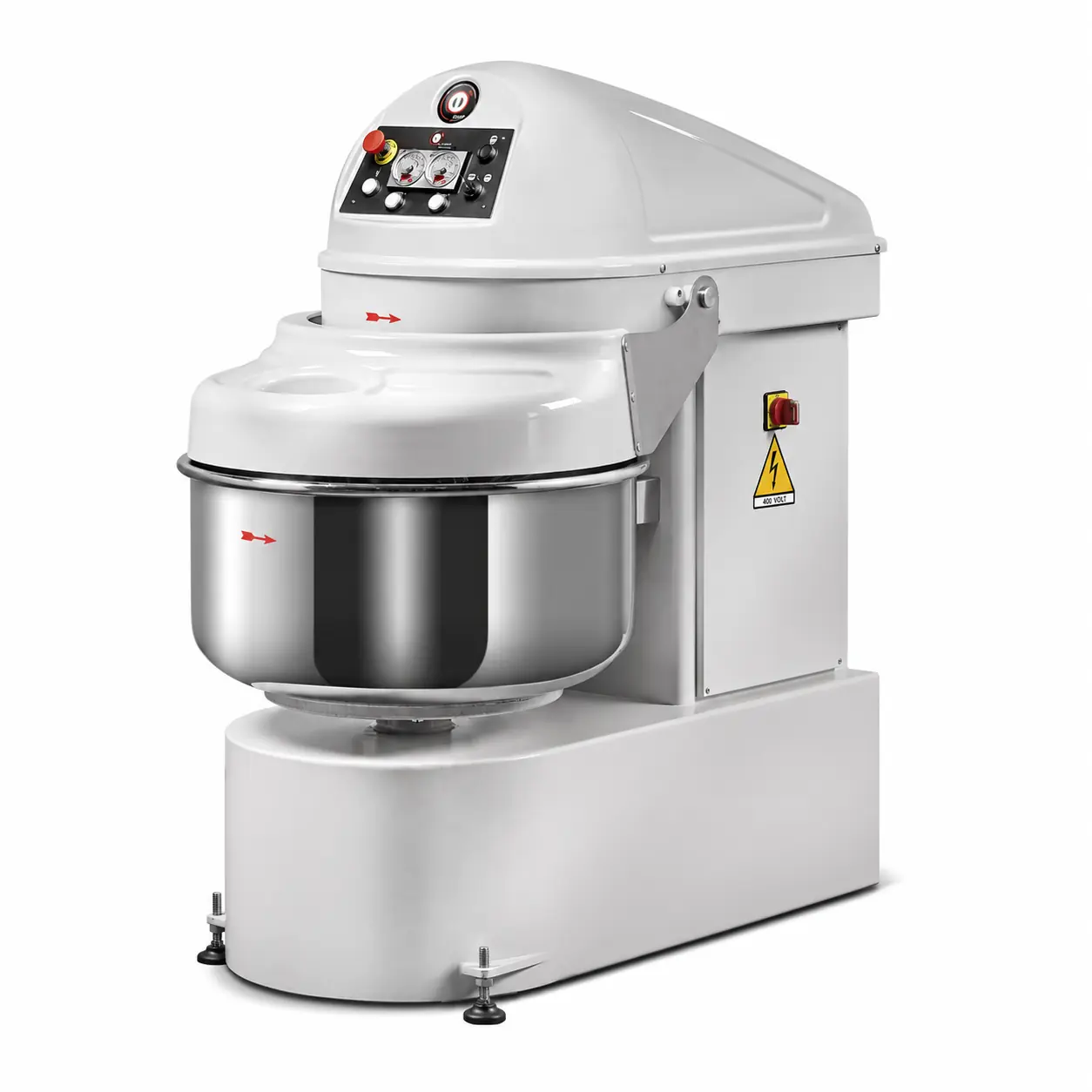 PÉTRIN SPIRALE DOUBLE TRANSMISSION 130 kg RM Forni