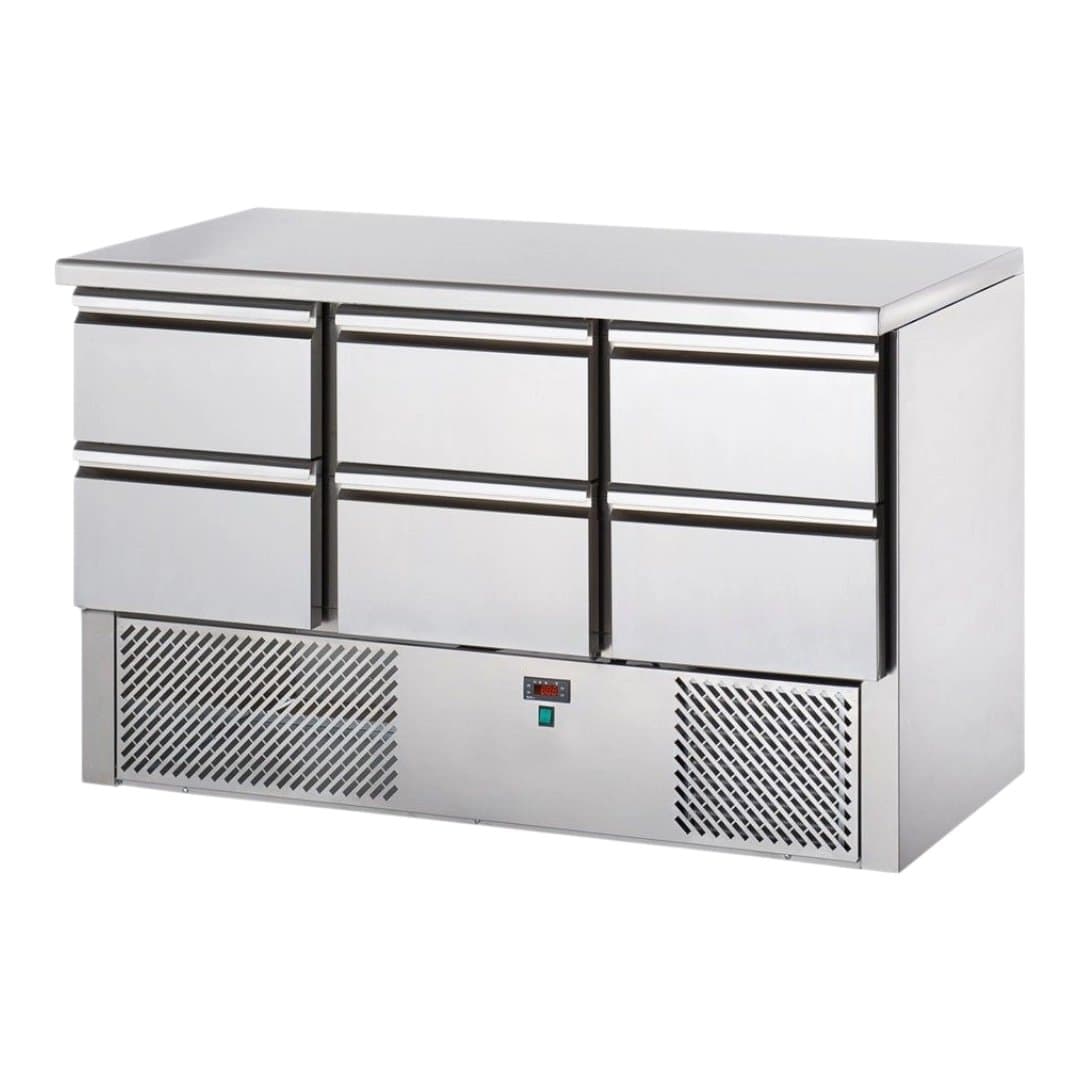 COMPTOIR REFRIGERE 6 TIROIRS SL03NX-6D