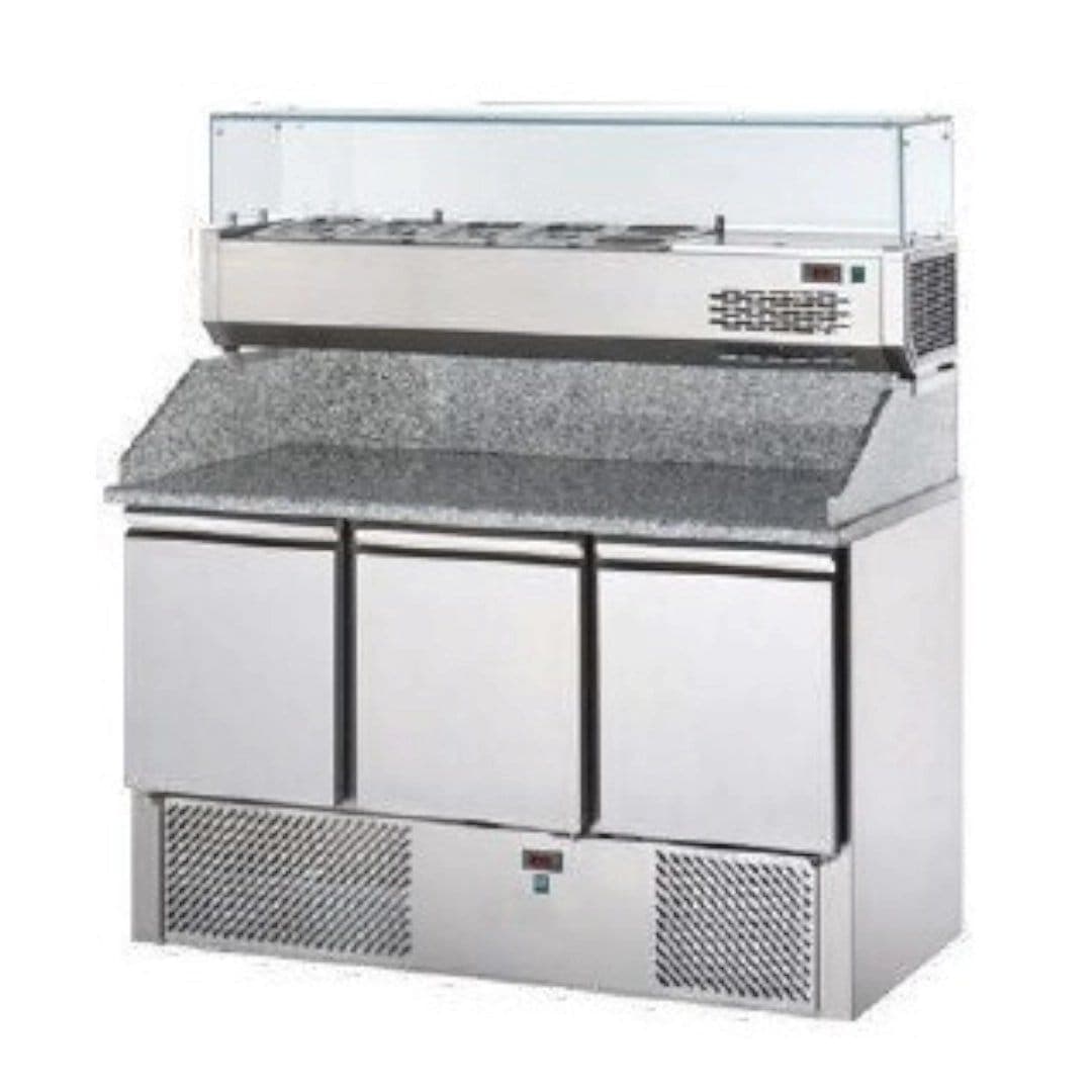 MEUBLE A PIZZA REFRIGERE 3 PORTES TECNODOM ITALY